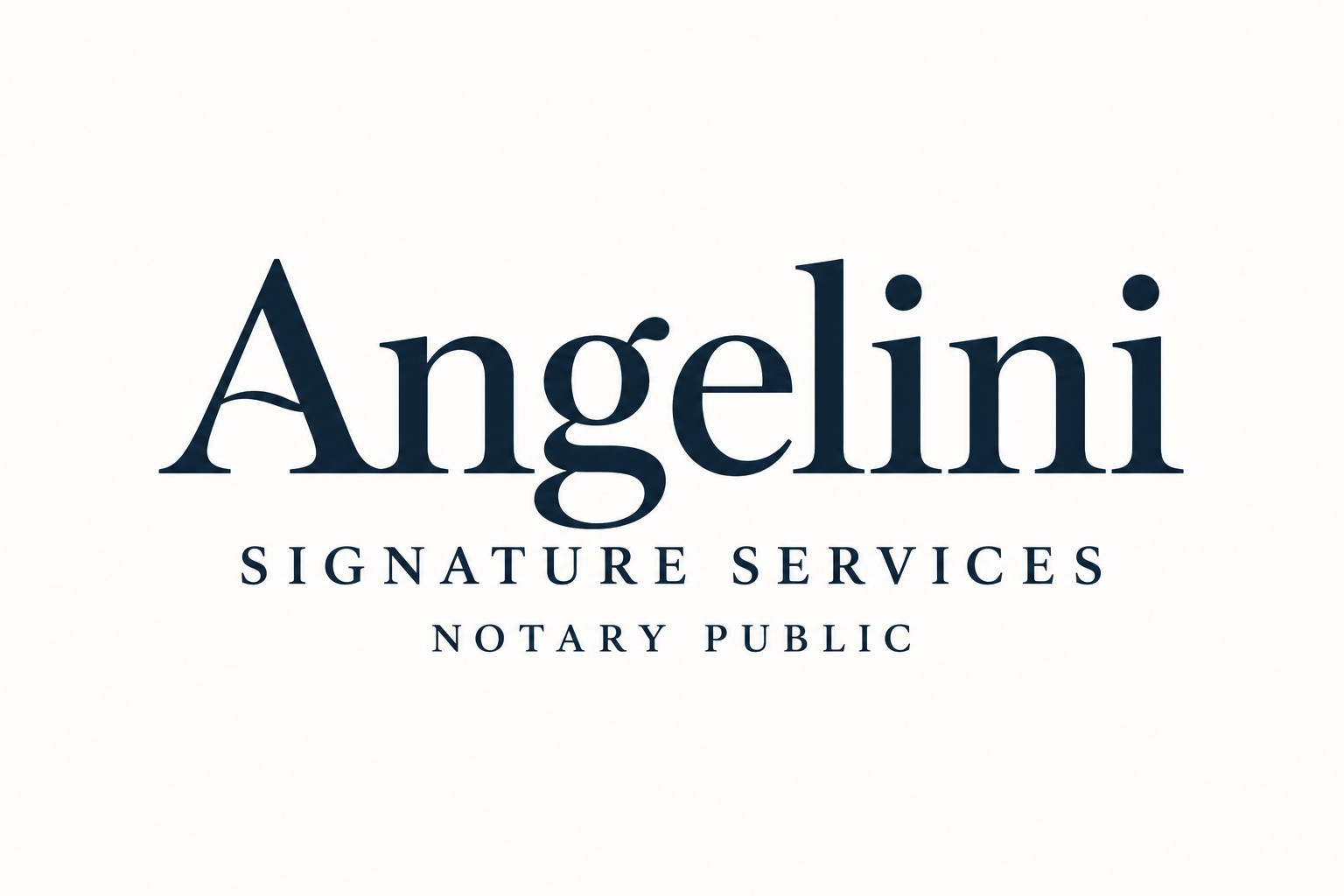 Angelini Signature Services, Notary Public